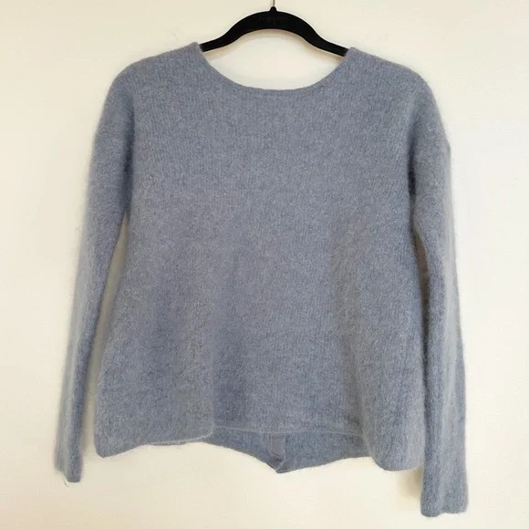 Sezane Gaspard Cardigan in Vintage Blue XS - Picture 3 of 10
